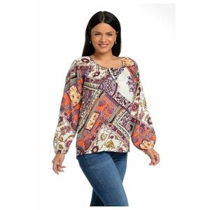 888116061-Bluza Ie Dama Orange si Grena imagine