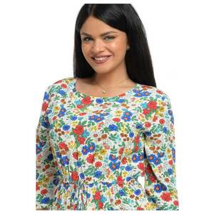 Rochie Dama cu Imprimeu Floral Multicolor imagine