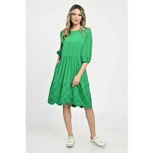 888144272-Rochie Medie Dama V262 - Verde imagine