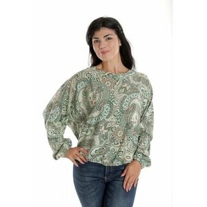 888144257-Bluza Dama - cu Maneca lunga tip Kimono - Verde imagine