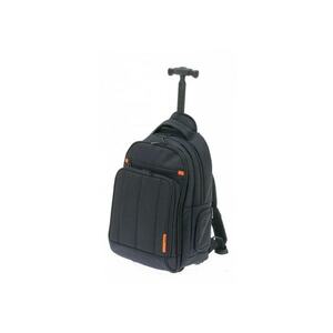 Rucsac calatorie cu roti - compartiment laptop 17 inch The Chase - negru imagine