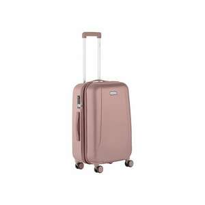 Troler Mediu - Policarbonat/ABS - 4 Roti Duble - OKOBAN - cifru TSA - SKYHOPPER - 68.5 cm - Rose imagine