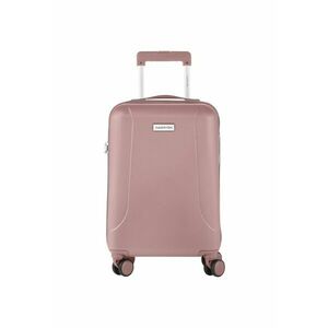 Troler Cabina - Policarbonat/ABS - 4 Roti Duble - OKOBAN - cifru TSA - SKYHOPPER - 55 cm - Rose imagine