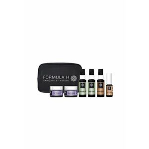 Set Travel Bag - Gel curatare 50ml - Lotiune tonica 50ml - Ser pentru ten 10ml - Crema de zi Collagen 10ml - Crema de noapte Collagen 10ml - Gel de dus 50ml imagine