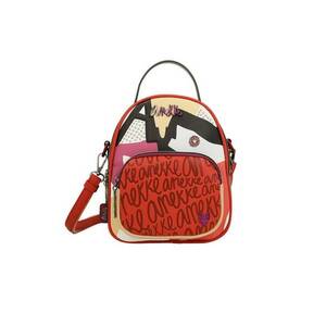 Mini rucsac pentru femei - Piele ecologica - Hollywood - 19x23x7 cm - multicolor imagine