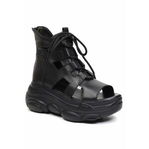 Sandale dama casual 123 2 negru - imagine