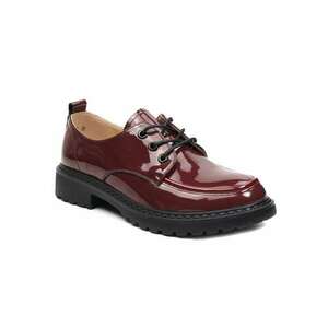 Pantofi dama 2211G01 bordo lac imagine