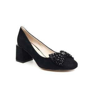 Pantofi dama JIJI30123 01 I negru velur imagine