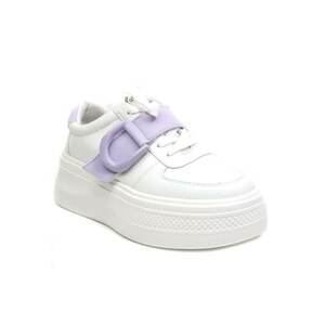 Sneakers dama E23070 WHITE/LAVAND imagine