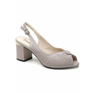 Pantofi dama decupati MH003 S2412 gri imagine