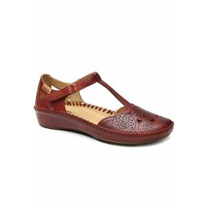 Pantofi dama decupati 655 0734 bordo imagine