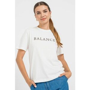 Tricou de bumbac organic cu imprimeu text imagine