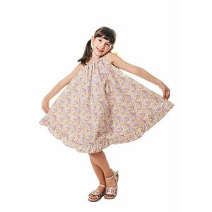 Rochie de bumbac cu model floral imagine