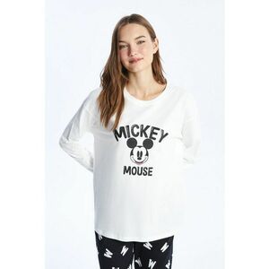 Pijama din bumbac cu imprimeu cu Mickey Mouse imagine