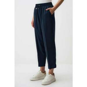 Pantaloni crop cu talie inalta imagine