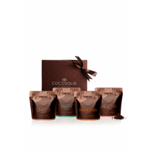 Cutie de lux cu 4 exfoliante organice naturale - 3 pentru corp si 1 pentru fata - LUXURY COFFEE SCRUB BOX imagine