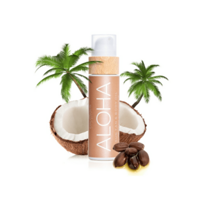 Ulei de bronzat de ciocolata organic ALOHA Sun Tan & Body Oil - 110 ml imagine