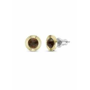 Cercei Val stud Quartz JF04159710 - Auriu imagine