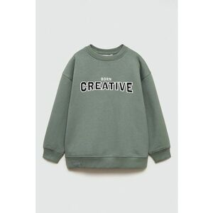 Bluza de trening din amestec de bumbac cu detaliu brodat Creative imagine