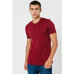 Tricou slim fit cu decolteu la baza gatului imagine