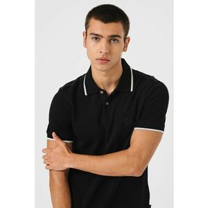 ARMANI EXCHANGE Tricou gri / negru imagine