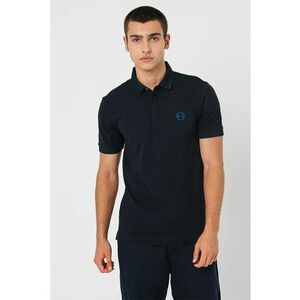 Tricou polo slim fit cu logo discret imagine