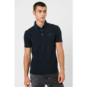 Tricou polo slim fit cu logo pe piept imagine