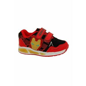 Pantofi sport cu imprimeu Iron Man si velcro imagine