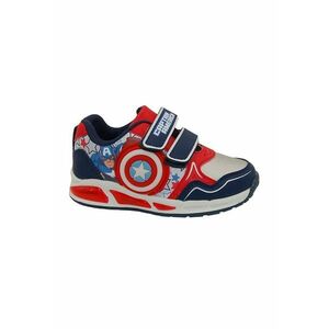 Pantofi sport cu imprimeu Captain America si velcro imagine