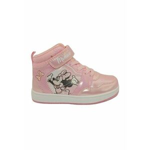 Pantofi sport high-top cu imprimeu cu desene si velcro imagine