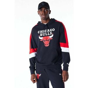 Hanorac cu imprimeu Chicago Bulls si model colorblock imagine