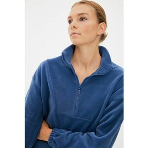 Bluza de trening din fleece cu fermoar scurt imagine