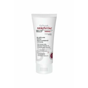 Gel spalare piele cu roseata si scuame H3 Derma+ - 150 ml imagine