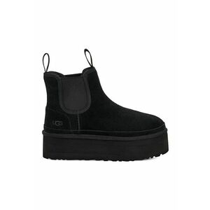 Ghete Chelsea flatform de piele intoarsa Neumel imagine