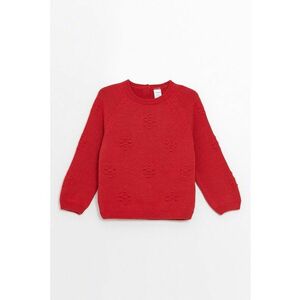 Pulover cu decolteu la baza gatului si maneci raglan imagine