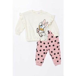 Set de pantaloni si bluza cu imprimeu - 2 piese imagine