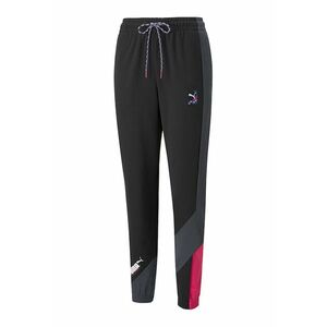 Pantaloni sport cu model colorblock imagine