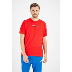 Tricou cu imprimeu logo si tehnologie Dri Fit pentru fitness imagine