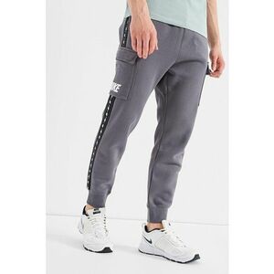 Pantaloni sport cargo cu banda logo laterala Repeat imagine