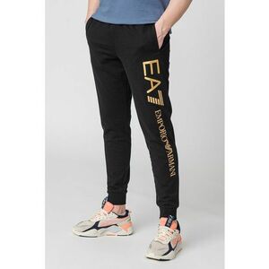 Pantaloni sport cu imprimeu logo supradimensionat imagine