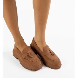 Pantofi Casual dama Valya Camel imagine