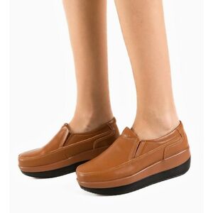 Pantofi Casul Freeman Camel 2 imagine