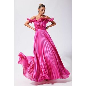 Rochie de ocazie premium Phoenix Fucsia imagine