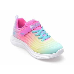 Pantofi sport SKECHERS multicolor, 303397L, din material textil si piele ecologica imagine