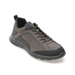 Pantofi casual GEOX gri, U45G7C, din piele ecologica imagine