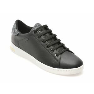 Pantofi casual GEOX negri, D621BA, din piele naturala imagine