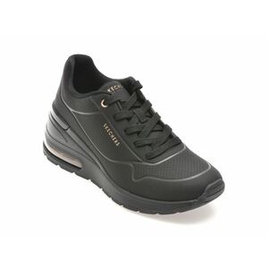 Pantofi sport SKECHERS negri, 155401, din piele ecologica imagine