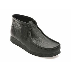 Ghete casual CLARKS negre, WALEVBT, din piele naturala imagine