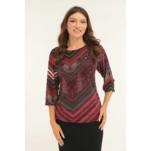 Bluza bordo tricotata imagine