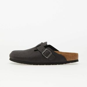 Sneakers Birkenstock Boston Micro Fibre Desert Dust Black imagine